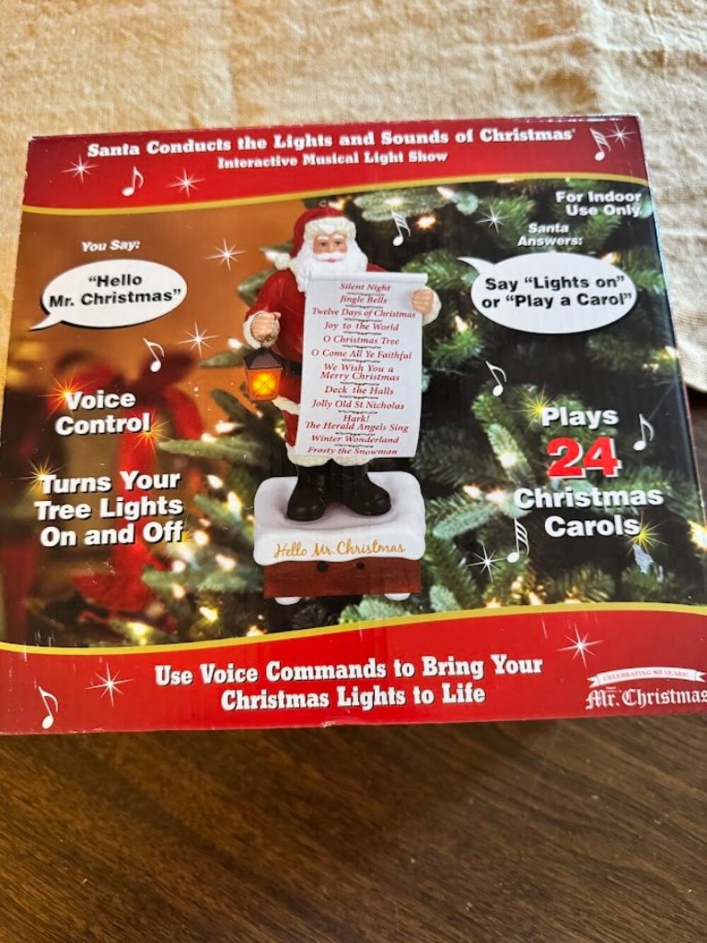 Mr Christmas Interactive Conducts The Sounds of Christmas #67921 Brand New
